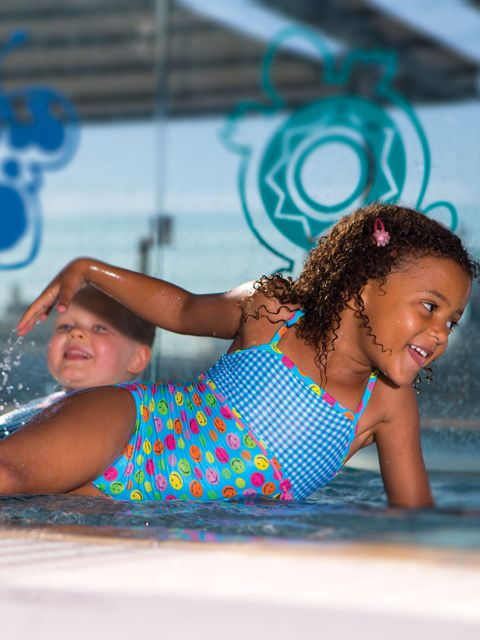 Zoggs Happy Check Toddler Girls One Piece Life 1