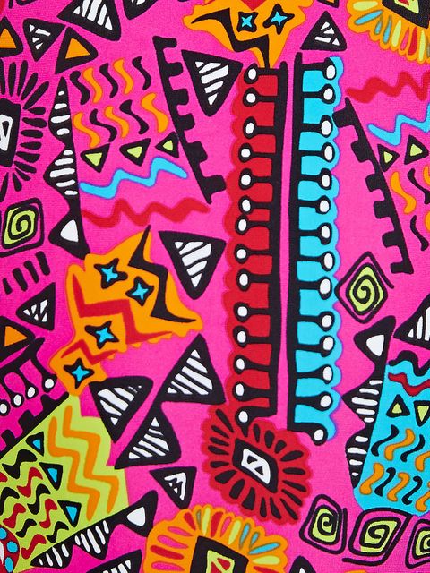 Zoggs Tribal Art Girls One Piece 3