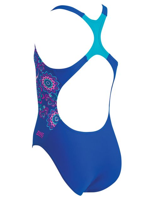 Zoggs Flower Festival Girls One Piece Back