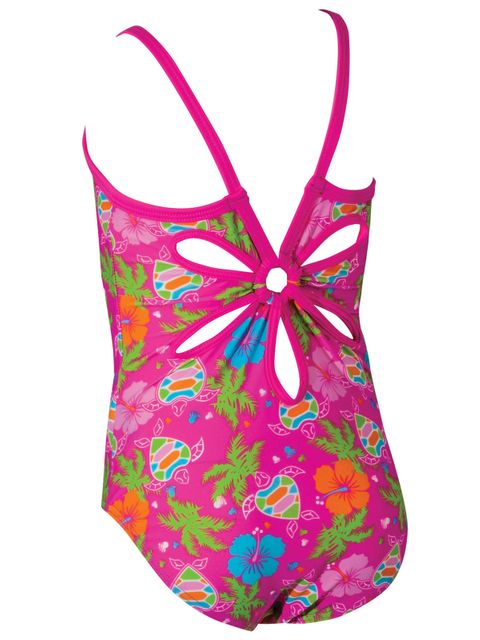 Zoggs Carnival Toddler Girls One Piece Back
