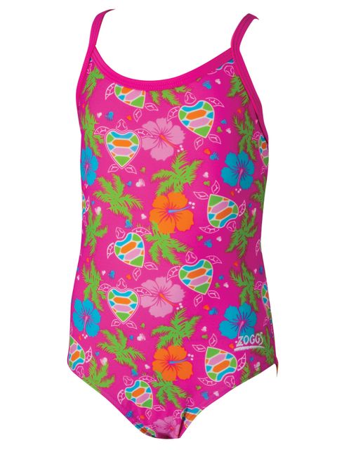 Zoggs Carnival Toddler Girls One Piece Front