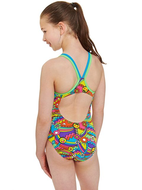 Zoggs Rainbow Smile Girls One Piece 2