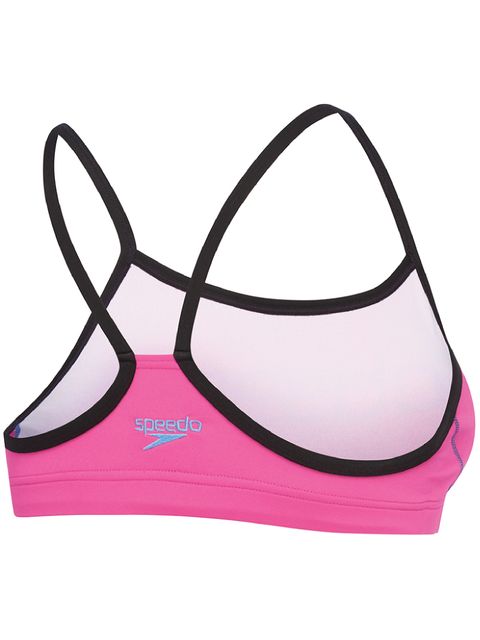 Speedo Crop Top - Neon Pink