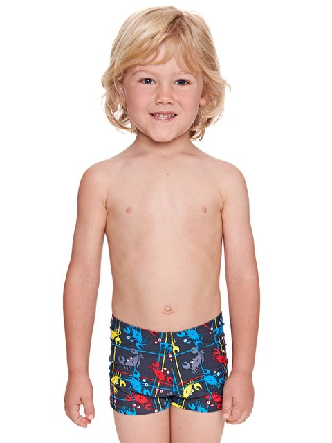 Zoggs Cranky Crab Toddler Grey & Multi Boys Hip Racer 1