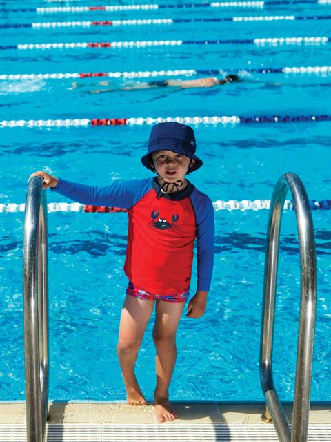 Zoggs Cranky Crab Long Sleeve Toddler Boys Sun Top 2