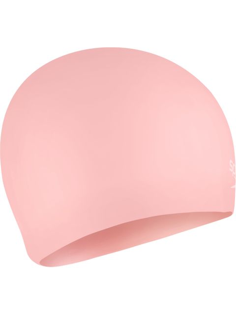 Speedo Plain Moulded Swim Cap - Cupid Coral