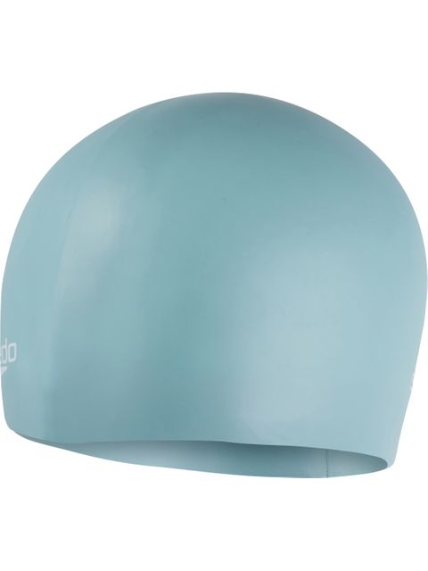Speedo Plain Moulded Swim Cap - Sage