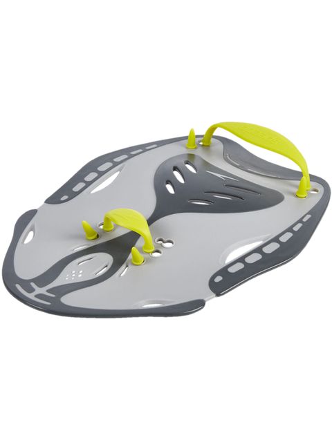 Speedo Biofuse Power Paddles - Oxide Grey & Lime Punch