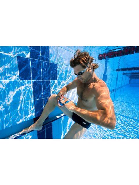 Speedo Finger Paddles - Blue Flame/Fluro Tangerine