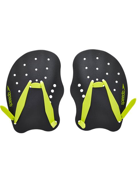 Speedo Tech Paddles - Oxide Grey & Lime Punch