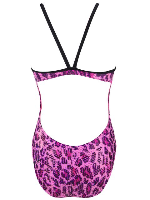 The Finals Pink Leopard One Piece Swimsuit