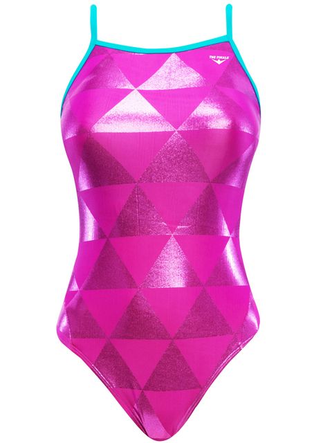 The Finals Right Angle Foil One Piece Swimsuit