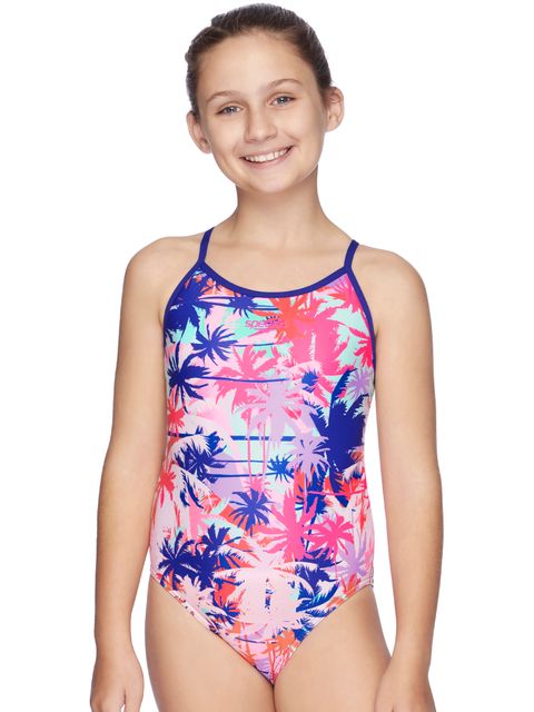 Speedo Strap Back One Piece - Tropic Optic