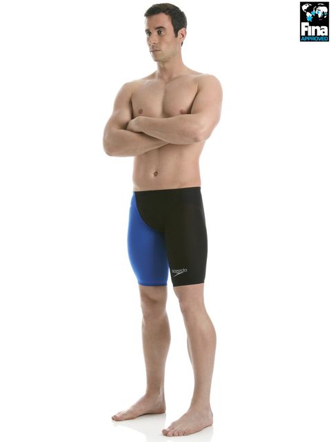 Speedo LZR Racer Elite 2 Black & Blue Jammers