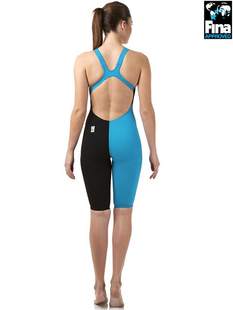 Speedo LZR Racer Elite 2 Navy & Japan Blue Kneelength