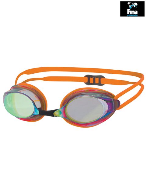 Vorgee Missile Fluro Orange Rainbow Mirrored Lens Goggles 3