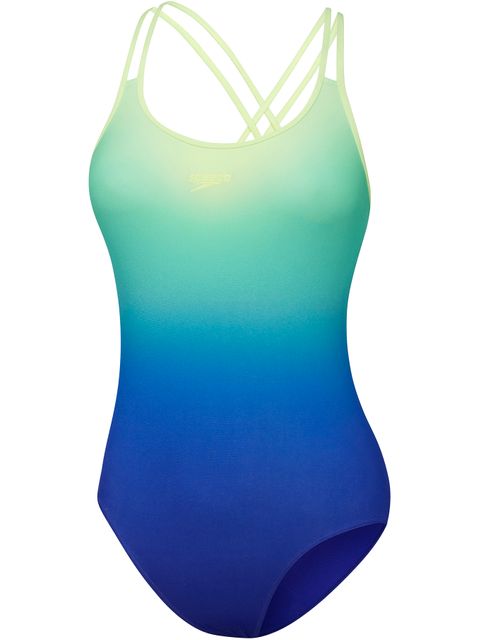 Speedo Twin Strap One Piece - Ombre Laguna