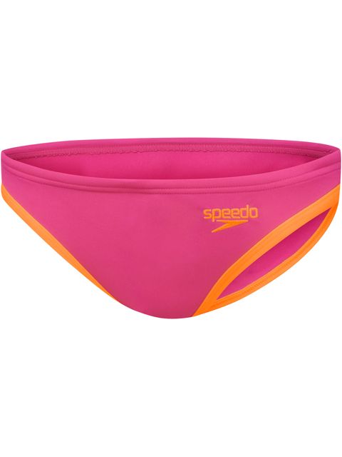 Speedo Low Rise Bikini Bottoms - Pink & Funray
