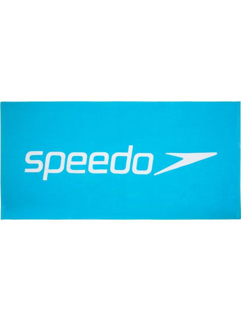 Speedo Logo Towel - Laguna & White