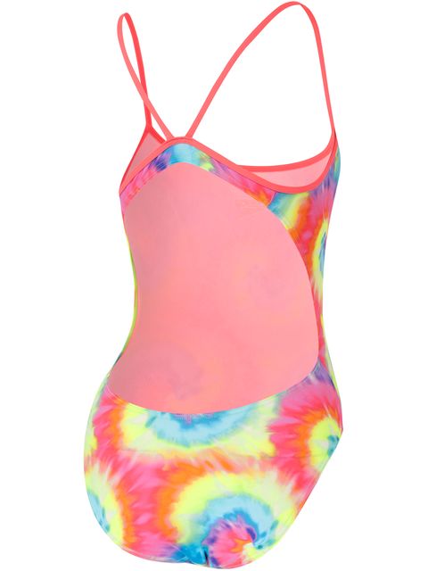 Speedo Squad Surf High Leg One Piece - Tie Swirl