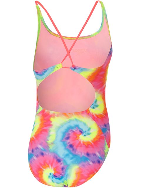Speedo Squad Loopback One Piece - Tie Swirl