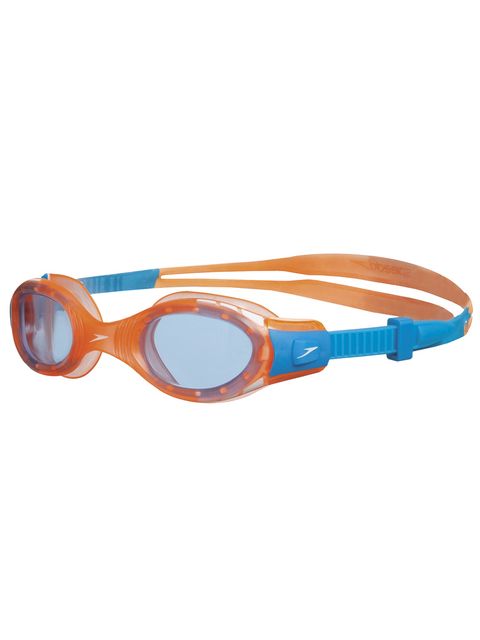 Speedo Futura Biofuse Junior Tinted Goggles - Orange & Blue 