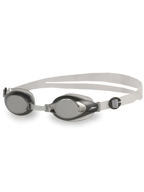 Speedo Mariner Mirror Junior Silver & Clear Goggles