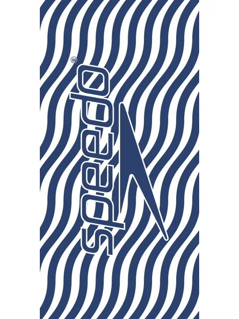 Speedo Logo Towel - Blue/White
