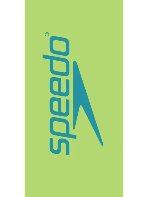 Speedo Logo Towel - Green/Blue