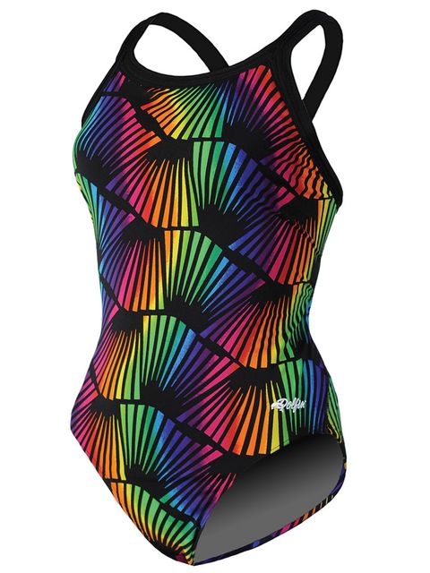 Dolfin Multi Zone Girls One Piece Swimsuit