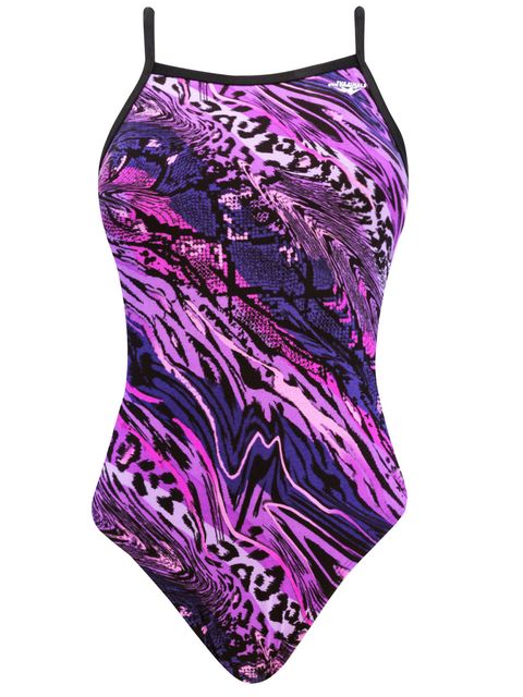 The Finals Jungle Cat Purple One Piece Swimsuit