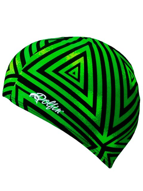 Dolfin Sonic Lime Lycra Swim Cap