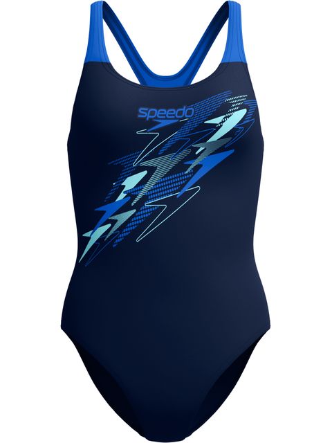 Speedo Medley Logo One Piece - Peacoat/Sapphire