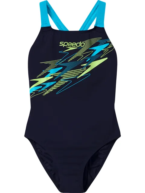 Speedo Medley Logo Medalist - Hyper Teal/Green