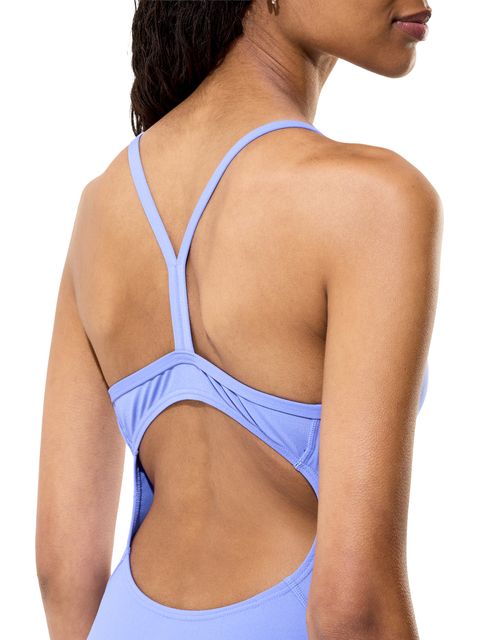 Speedo Logo Thin Strap One Piece - Moonlight Lavender
