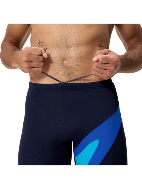 Speedo Mens Hyperboom Logo Jammers - Peacoat/Sapphire