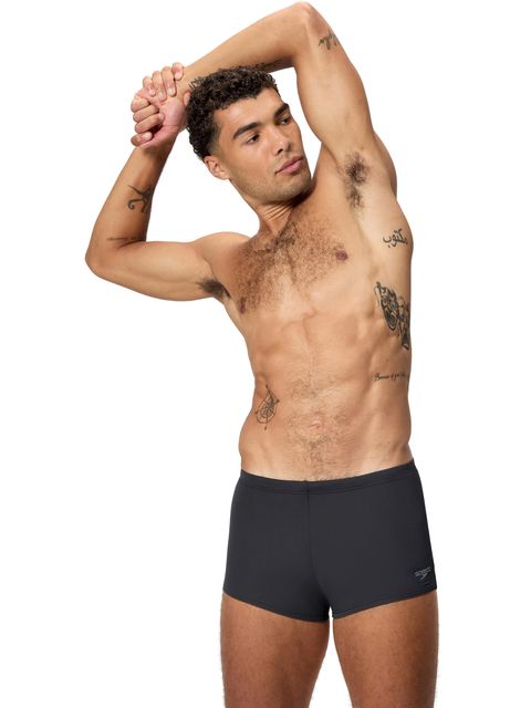 Speedo Mens Hyperboom Logo Aquashorts - Anthracite/Grey
