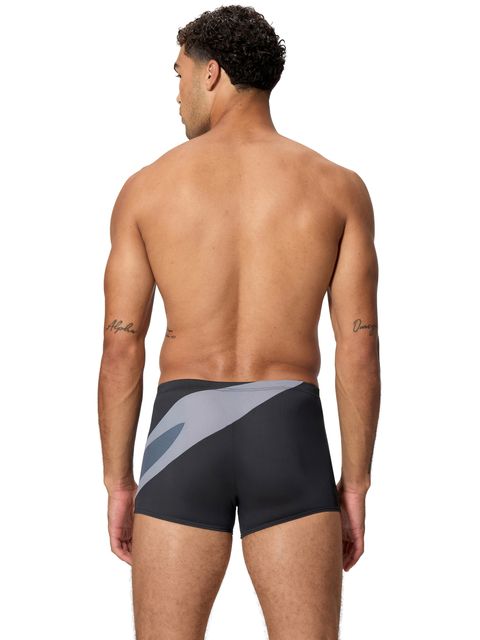 Speedo Mens Hyperboom Logo Aquashorts - Anthracite/Grey