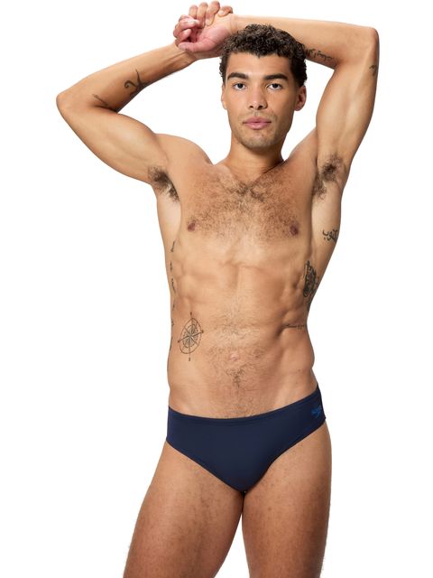 Speedo Mens Hyperboom Logo Briefs - Peacoat/Sapphire