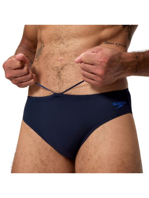 Speedo Mens Hyperboom Logo Briefs - Peacoat/Sapphire