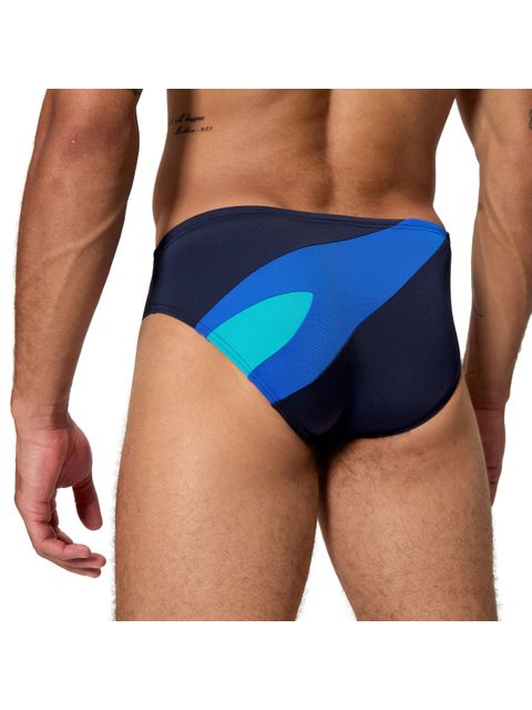 Speedo Mens Hyperboom Logo Briefs - Peacoat/Sapphire