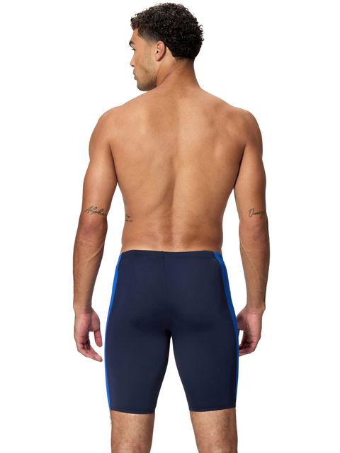 Speedo Mens Solid Spliced Jammers - Peacoat/Sapphire