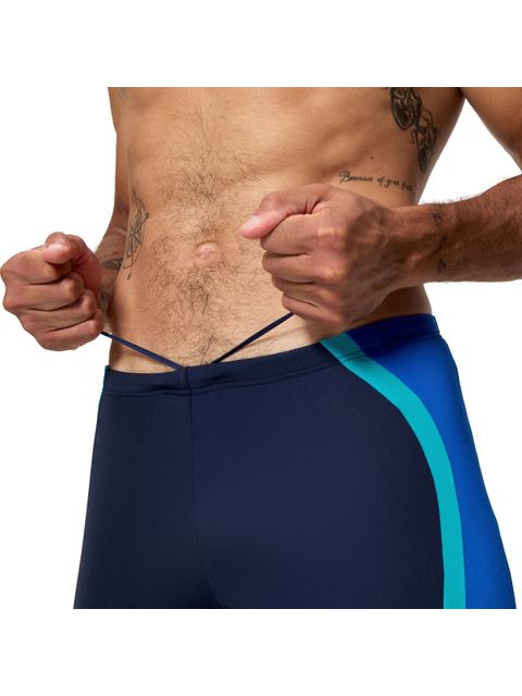 Speedo Mens Solid Spliced Jammers - Peacoat/Sapphire