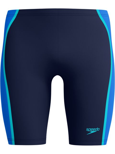 Speedo Mens Solid Spliced Jammers - Peacoat/Sapphire