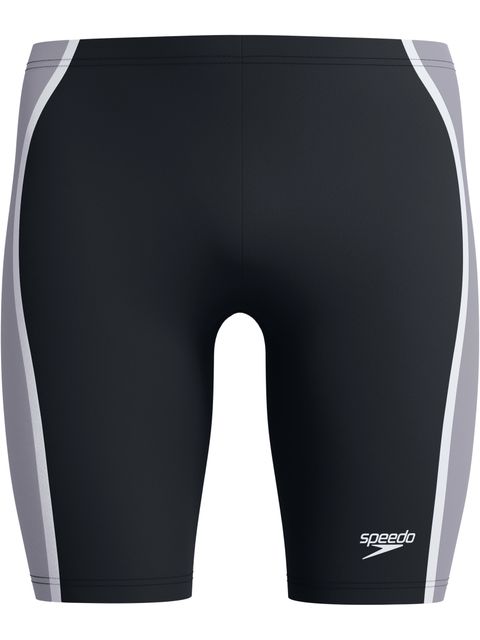 Speedo Mens Solid Spliced Jammers - Anthracite/Grey