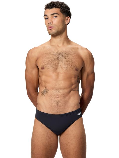 Speedo Mens Classic Logo Briefs - Anthracite