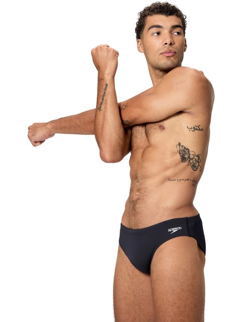 Speedo Mens Classic Logo Briefs - Anthracite