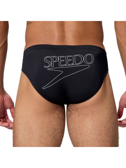 Speedo Mens Classic Logo Briefs - Anthracite