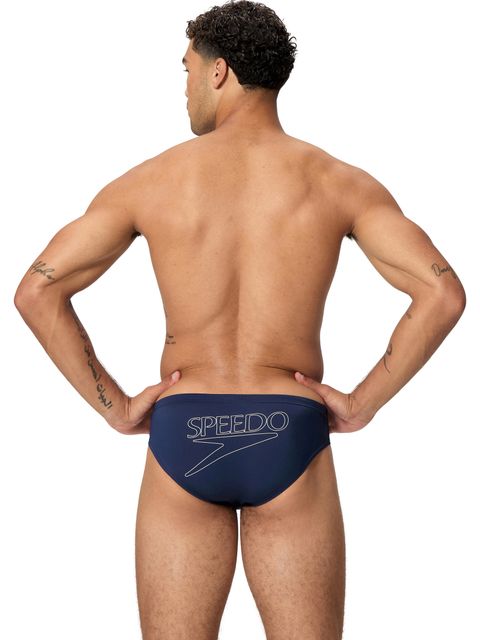 Speedo Mens Classic Logo Briefs - Peacoat
