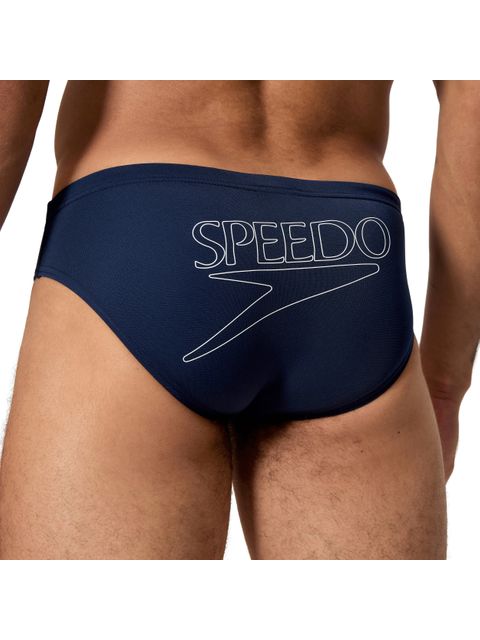 Speedo Mens Classic Logo Briefs - Peacoat